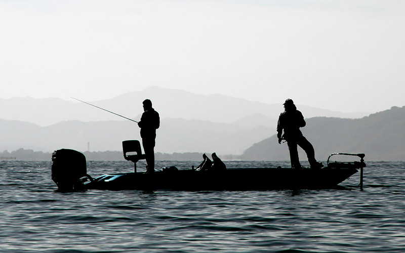 Fishing on Clearlake waterfront property